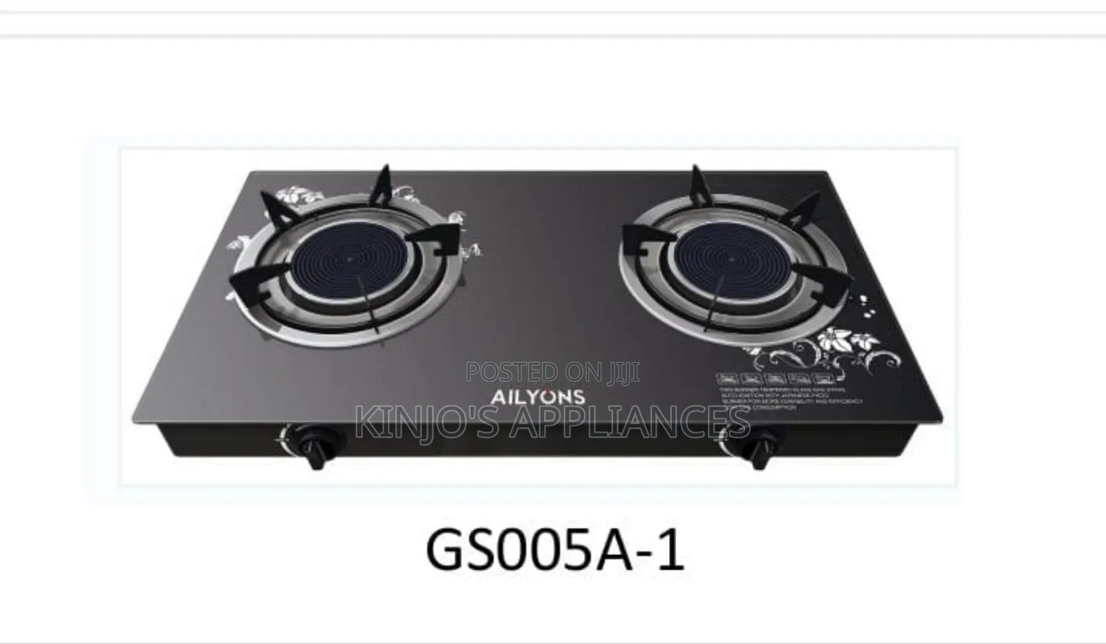 Ailyons 2 Burner Infrared Glass Table Top Cooker