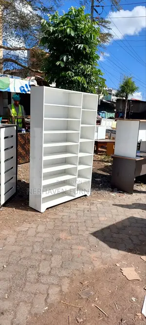 Open White Shoerack/Bookshelf