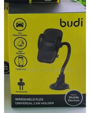 *Budi Cm525b Windshield Flex Universal Mobile Phone Car Mount Holder* - thumbnail 2