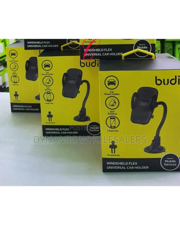 *Budi Cm525b Windshield Flex Universal Mobile Phone Car Mount Holder* - thumbnail 3