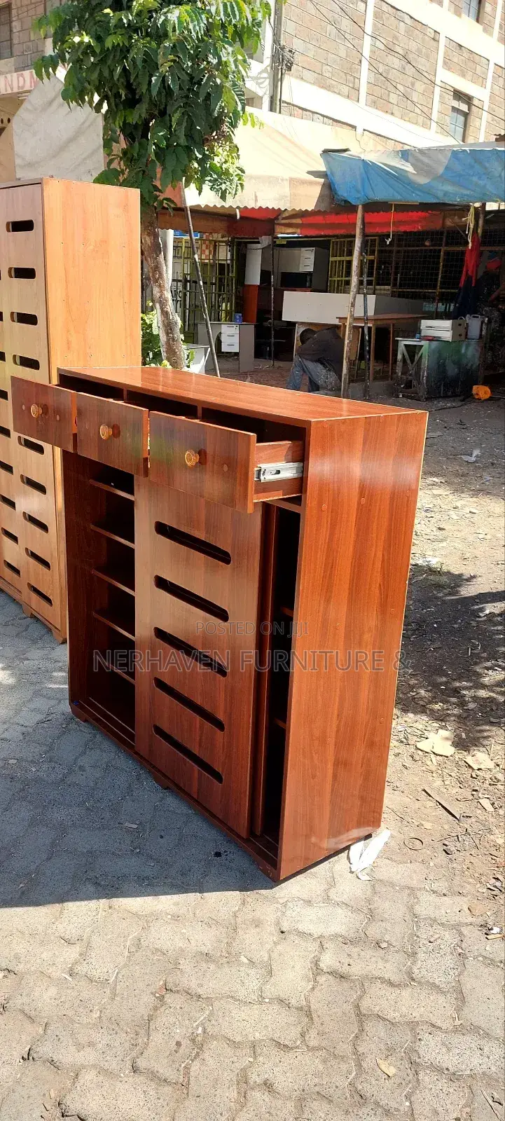 Shoerack With Storage Drawers