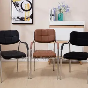 Office Chairs; Catalina Guest Chair in Black