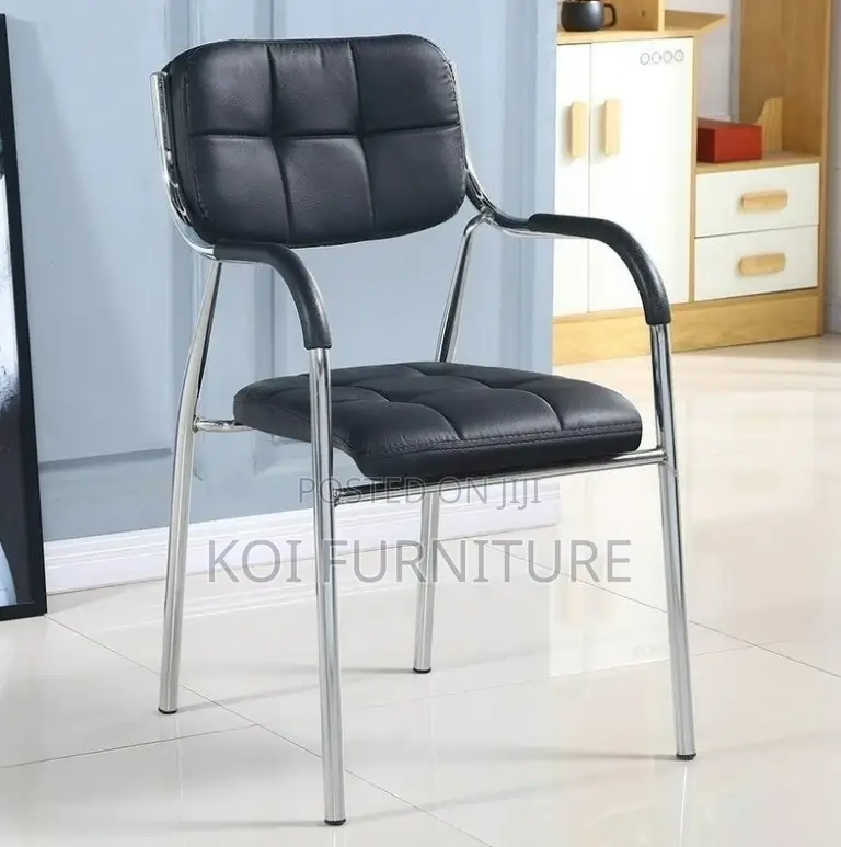 Office Chairs; Catalina Guest Chair in Black