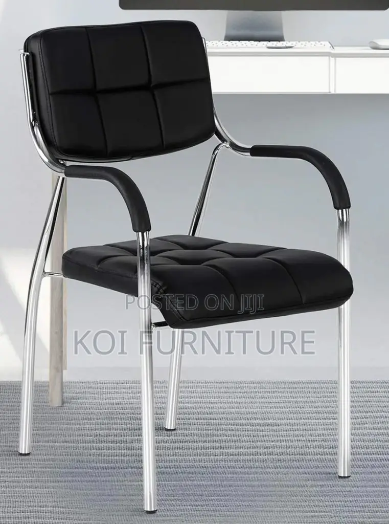 Office Chairs; Catalina Guest Chair in Black