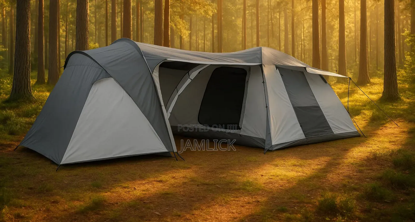 6–10 Person 3-in-1 Family Camping Tent – Sh