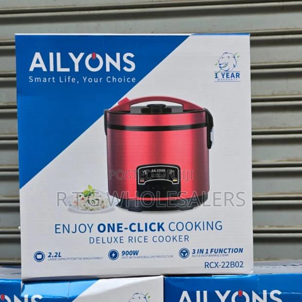 Ailyons Rice Cooker With Steam Keep Warm - thumbnail 2