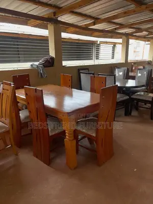 Smart Wooden 6 Seater Dining Table