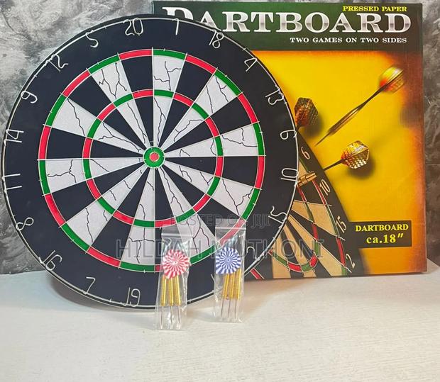 18 Inches Professional Dart Board
Comes With 6 Arrows - main view