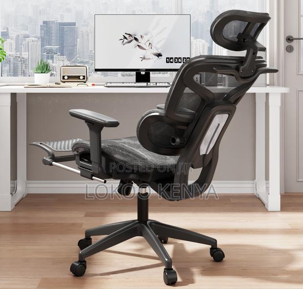 High Back Chair ; Othopedic White High Back Chair - thumbnail 7