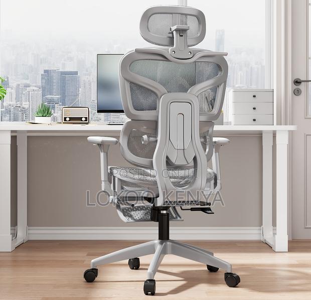 High Back Chair ; Othopedic White High Back Chair - thumbnail 8