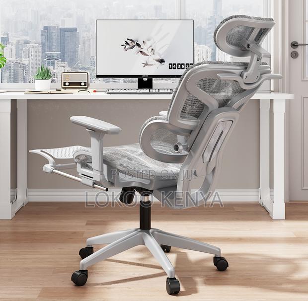 High Back Chair ; Othopedic White High Back Chair - thumbnail 14