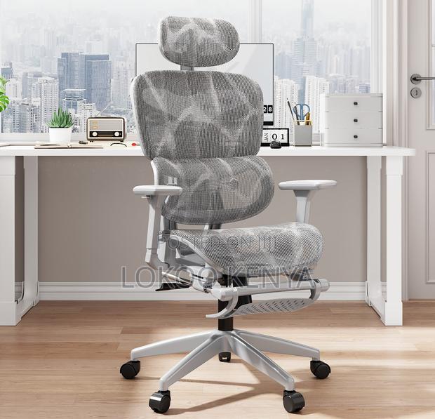 High Back Chair ; Othopedic White High Back Chair - thumbnail 18