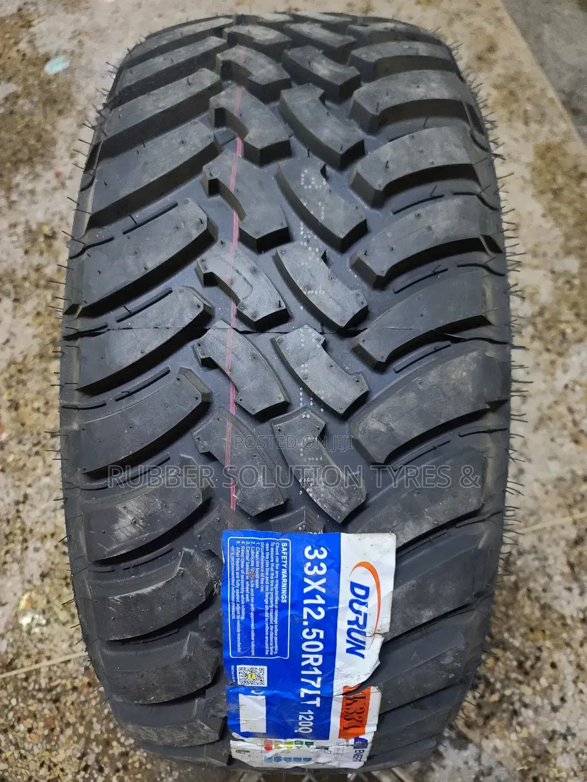 33x12.50r17 Durun Tyres L/T 120 Q Mud-Tarrein