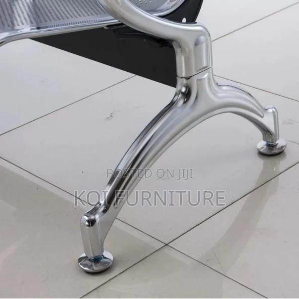 Office Bench; 3-Link Steel Waiting Benches - thumbnail 5