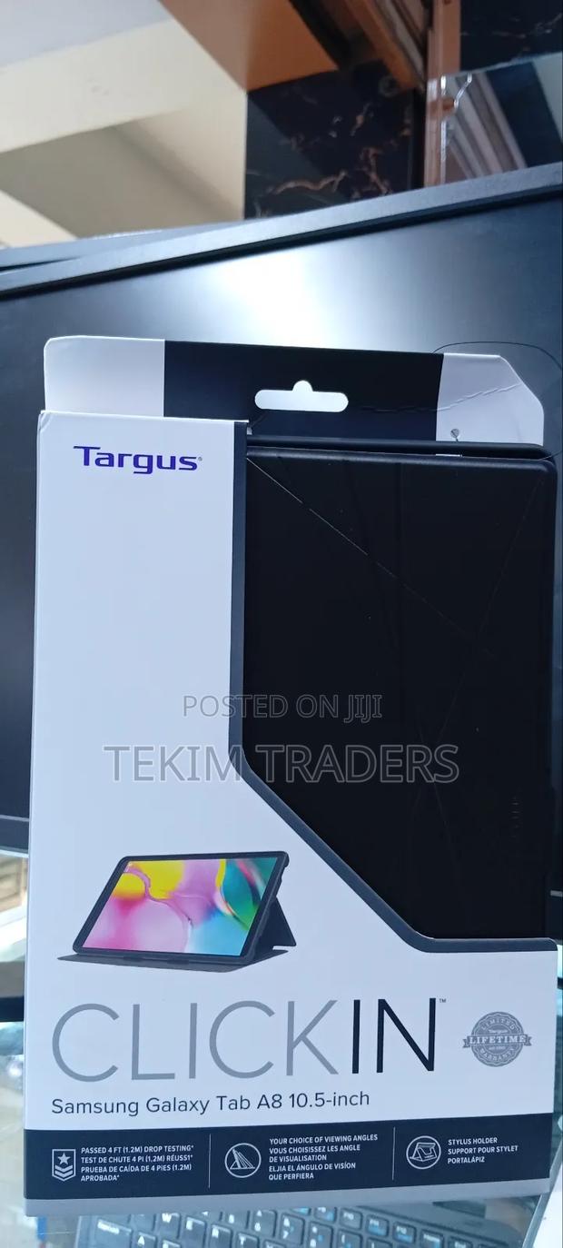 Samsung Galaxy Tab A8 Cover- Click in Foldable With Strap