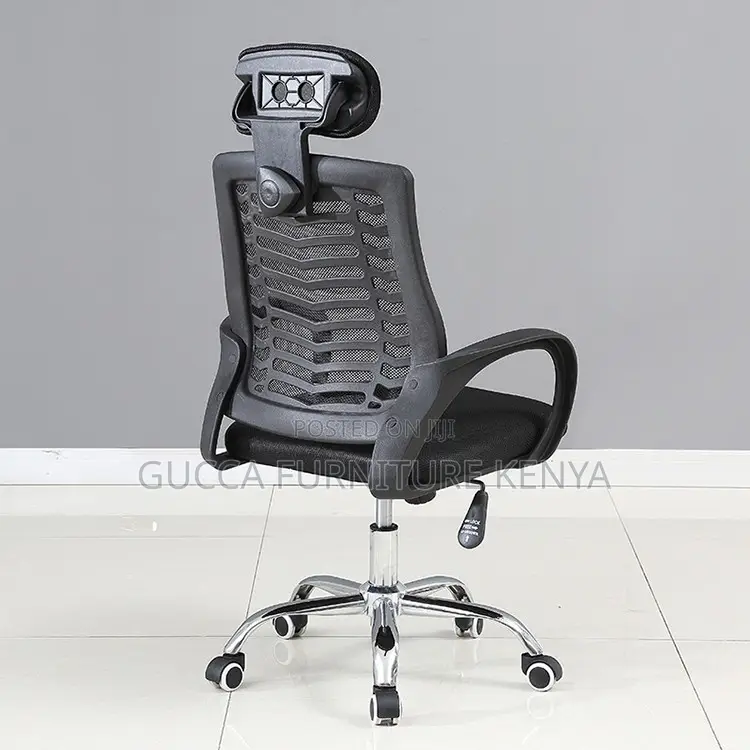 Height Adjustable Headrest Mesh Office Chair