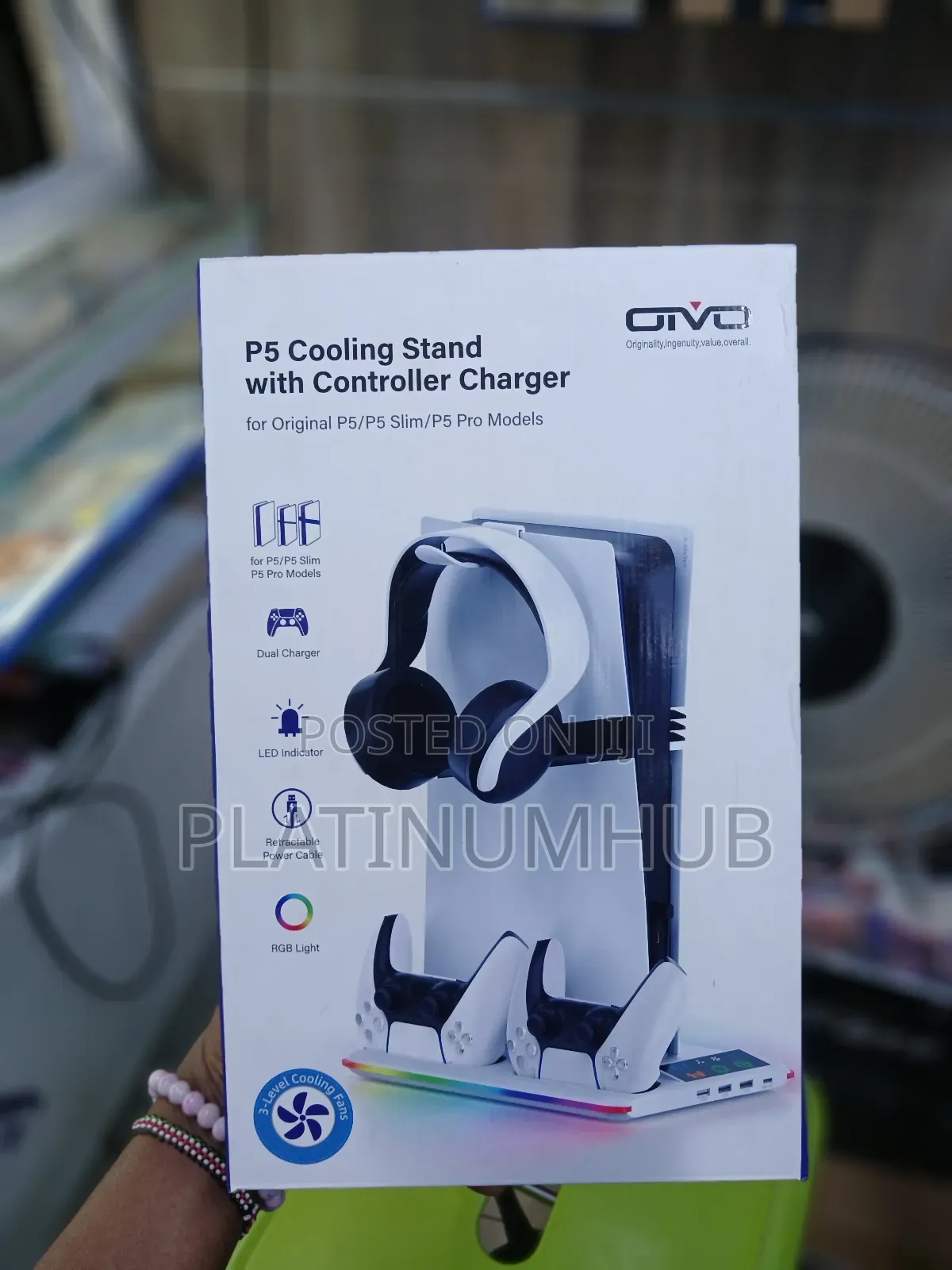 Ps5 Cooling Stand With Dual Controller Charger
