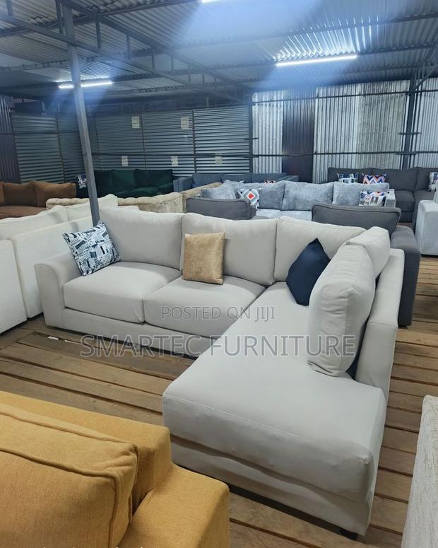 Simple Entertaining 6 Seater L Seat - main view