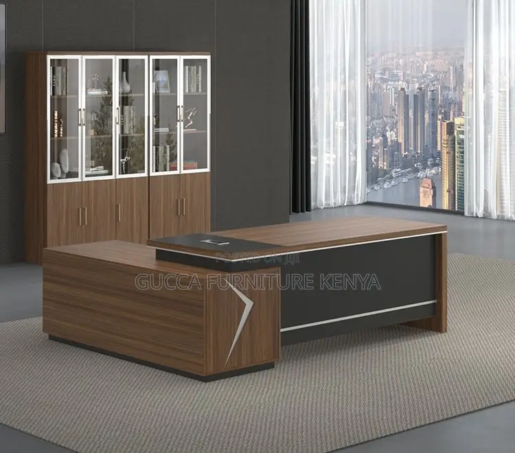 Executive 180cm L-shaped Office Table