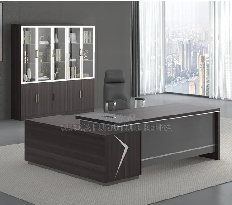 Executive 180cm L-shaped Office Table
