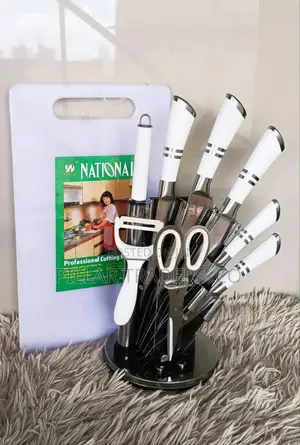 Chopping Board and Kitchen Knives Set