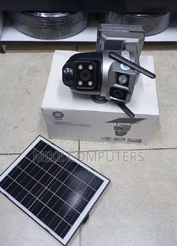 Solar Powered 4g Simcard PTZ Camera With Color Night Vision