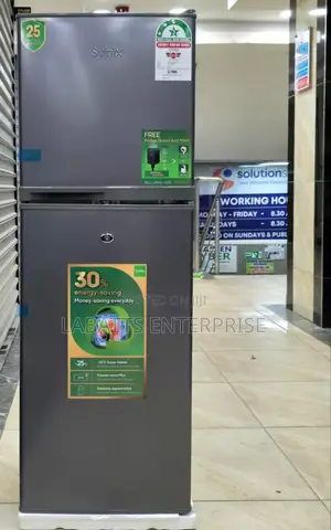 Syinix 137ltrs Double Door 3 Star Fridge