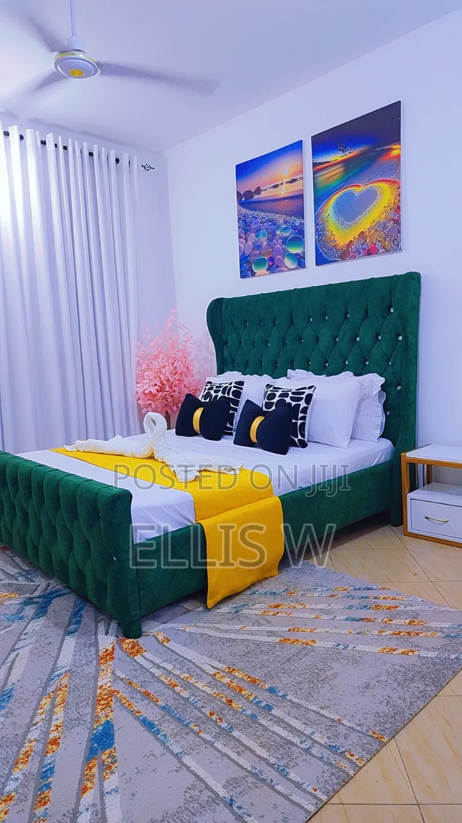 Two-Bedroom Airbnb Mombasa, Bamburi, Accessible by Lift