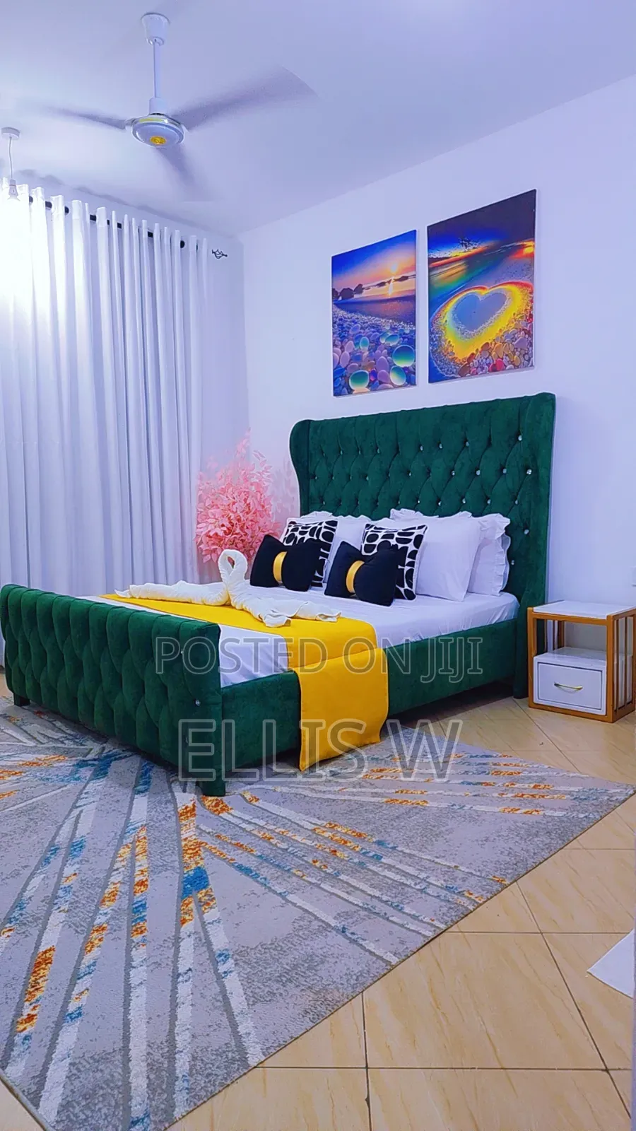 Two-Bedroom Airbnb Mombasa, Bamburi, Accessible by Lift