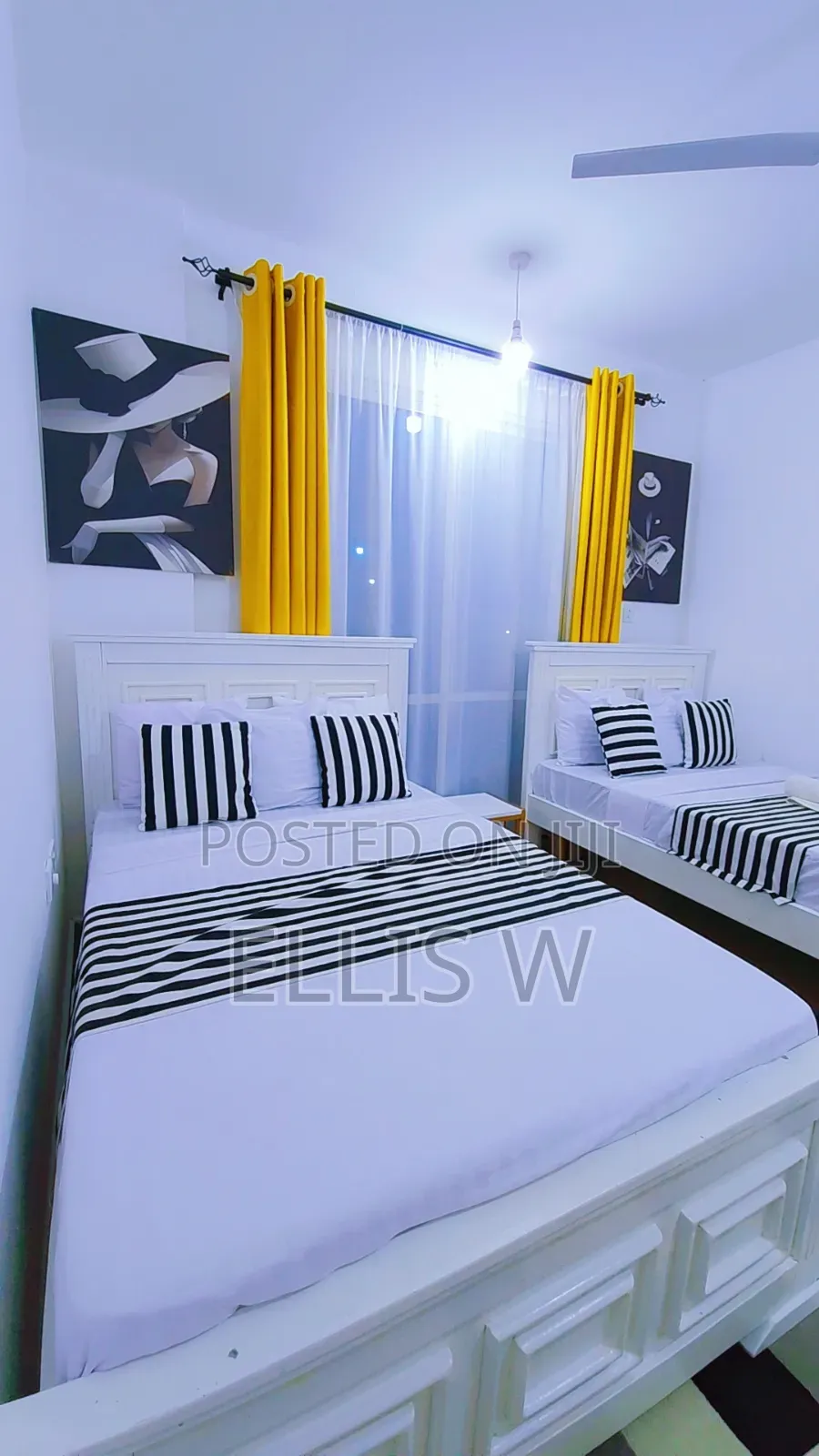 Two-Bedroom Airbnb Mombasa, Bamburi, Accessible by Lift