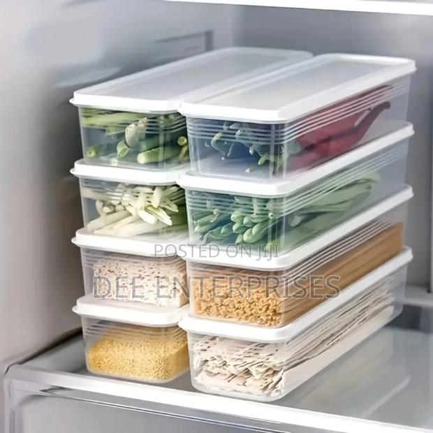 Refrigerator Herb Storage Box/ Organizer With Lid - main view