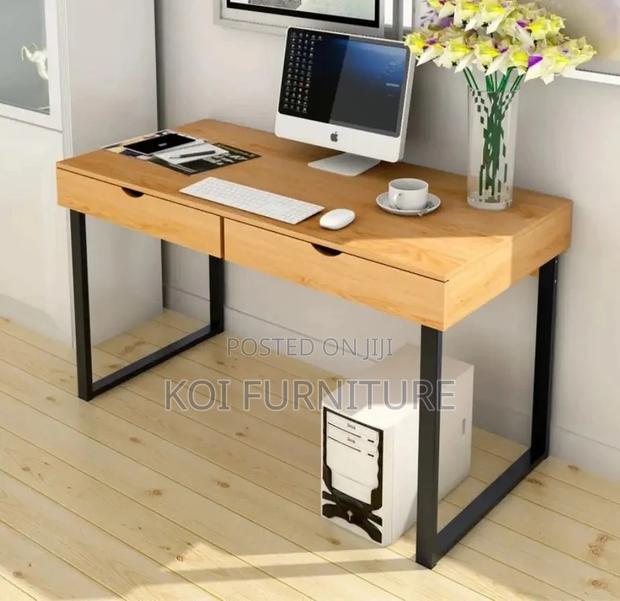Office Desk; Home Office Generic Office Desk With Drawers - thumbnail 9