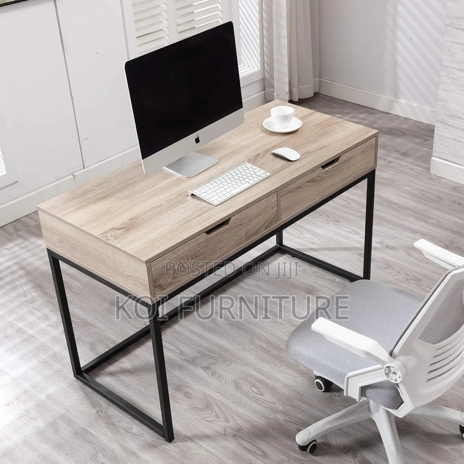 Office Desk; Home Office Generic Office Desk With Drawers
