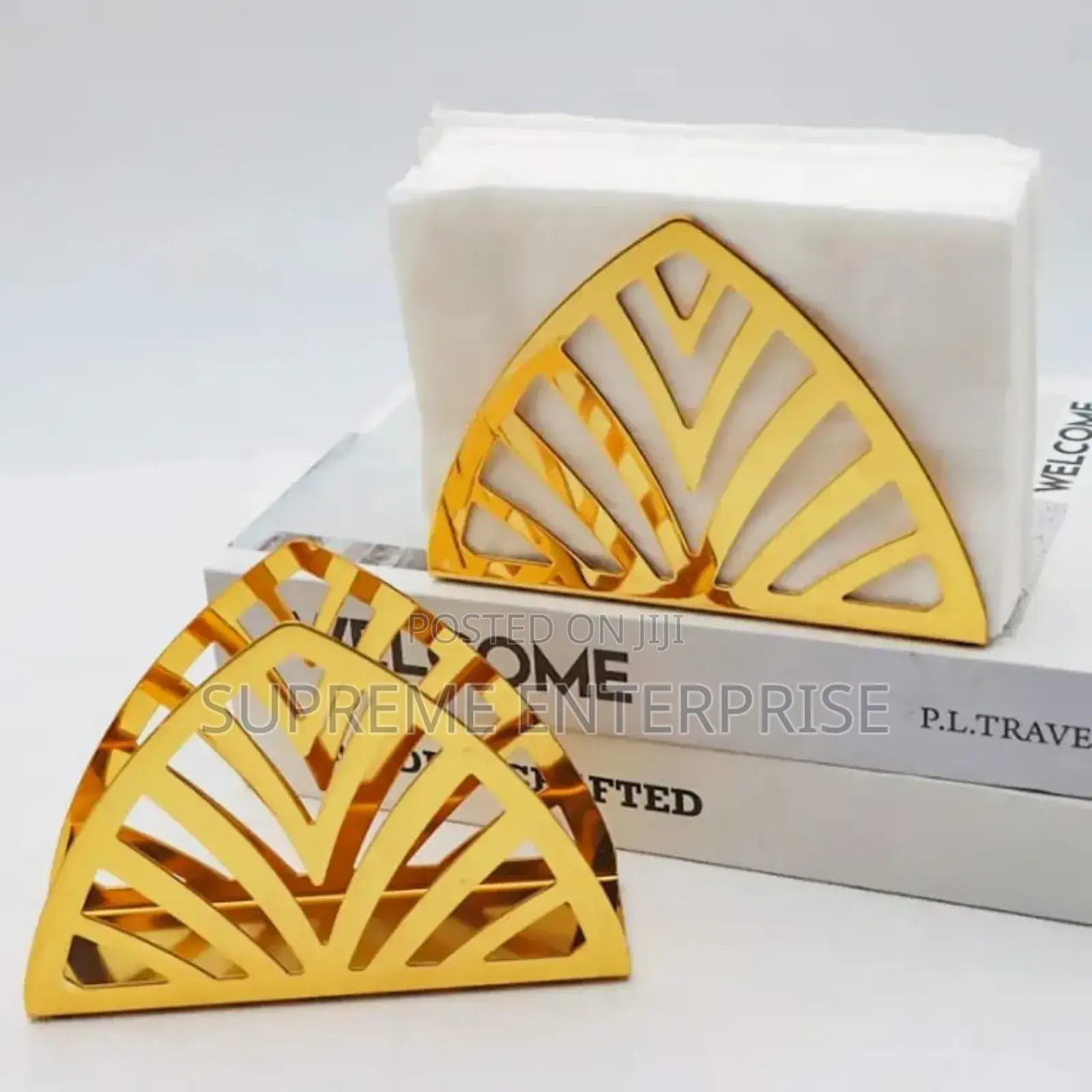 Golden Saviette Holder