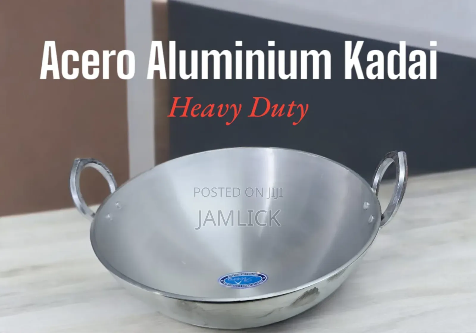 Heavy Duty Aluminium Kadai – Bn