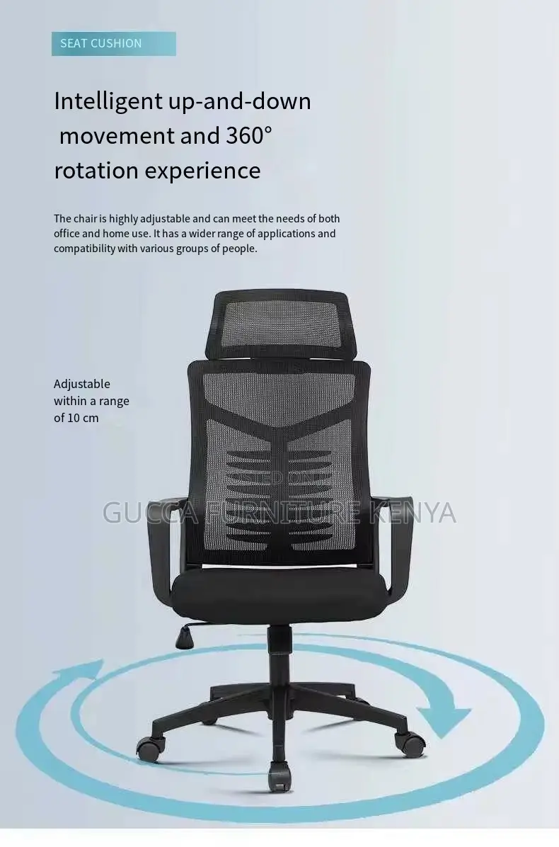 Adjustable Height Swivel Ergonomic Chair