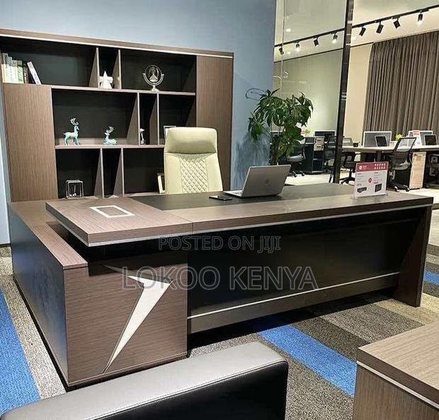 Office Desk ; 1800mm Executive L-Shaped Office Desk