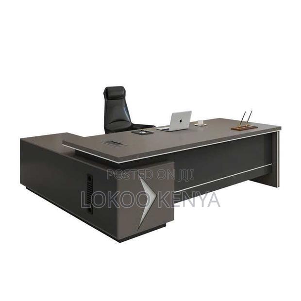 Office Desk ; 1800mm Executive L-Shaped Office Desk - thumbnail 2