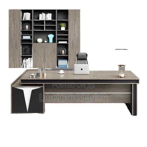 Office Desk ; 1800mm Executive L-Shaped Office Desk - thumbnail 3