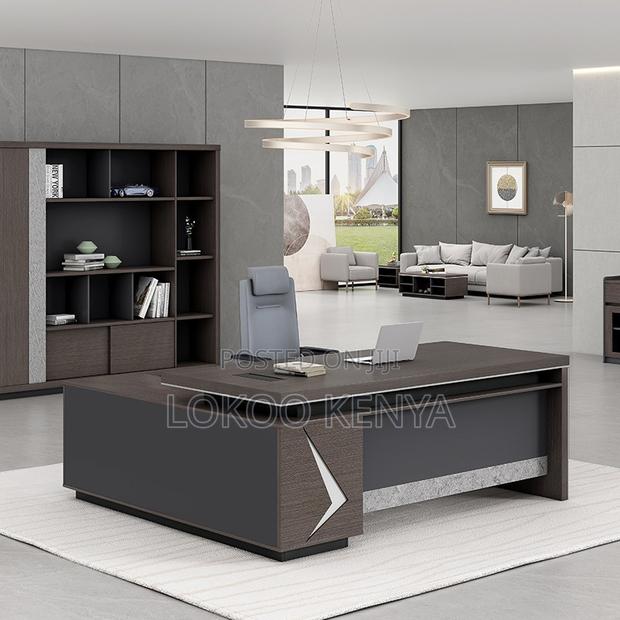 Office Desk ; 1800mm Executive L-Shaped Office Desk - thumbnail 5