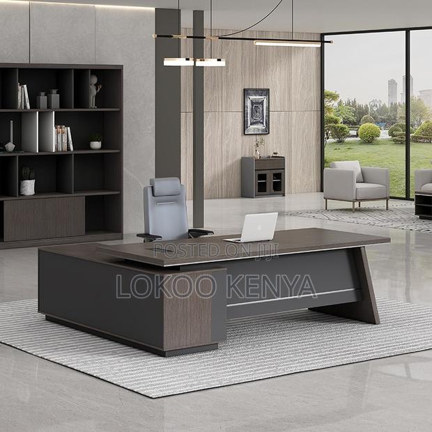 Office Desk ; 1800mm Executive L-Shaped Office Desk - thumbnail 6