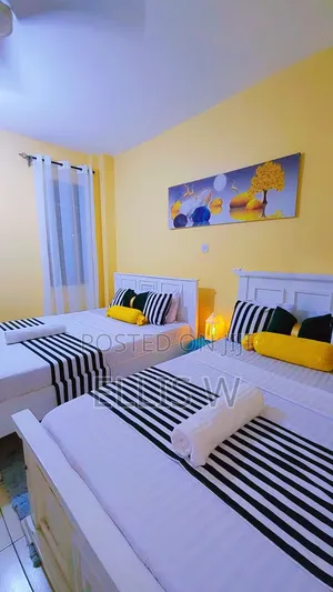 Two-Bedroom Airbnb Mombasa Bamburi, 5 Mins Drive to the Beach