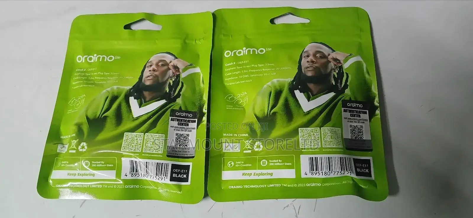 Orimo Deeper Bass in-Ear Earphone