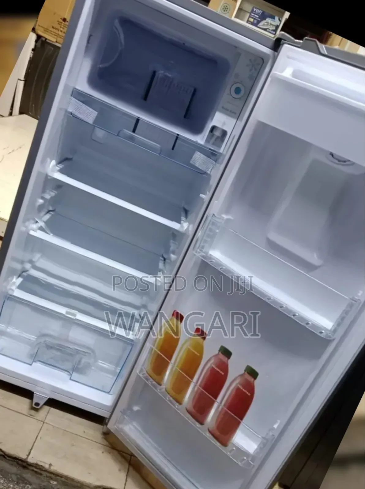 Double Door Gray Hisense Affordable Fridge