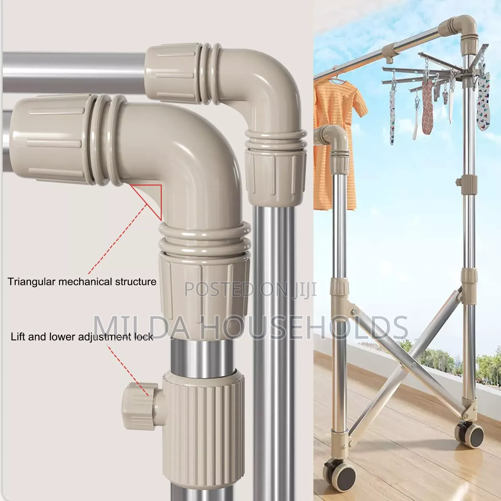 *Multi-Functional Lifting and Drying Rack