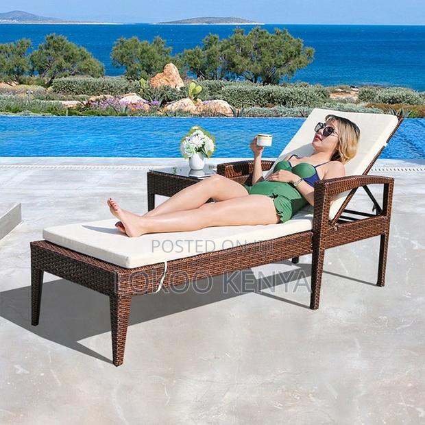 Sun Loungers ; Rattan Bed Sun Lounger Beach