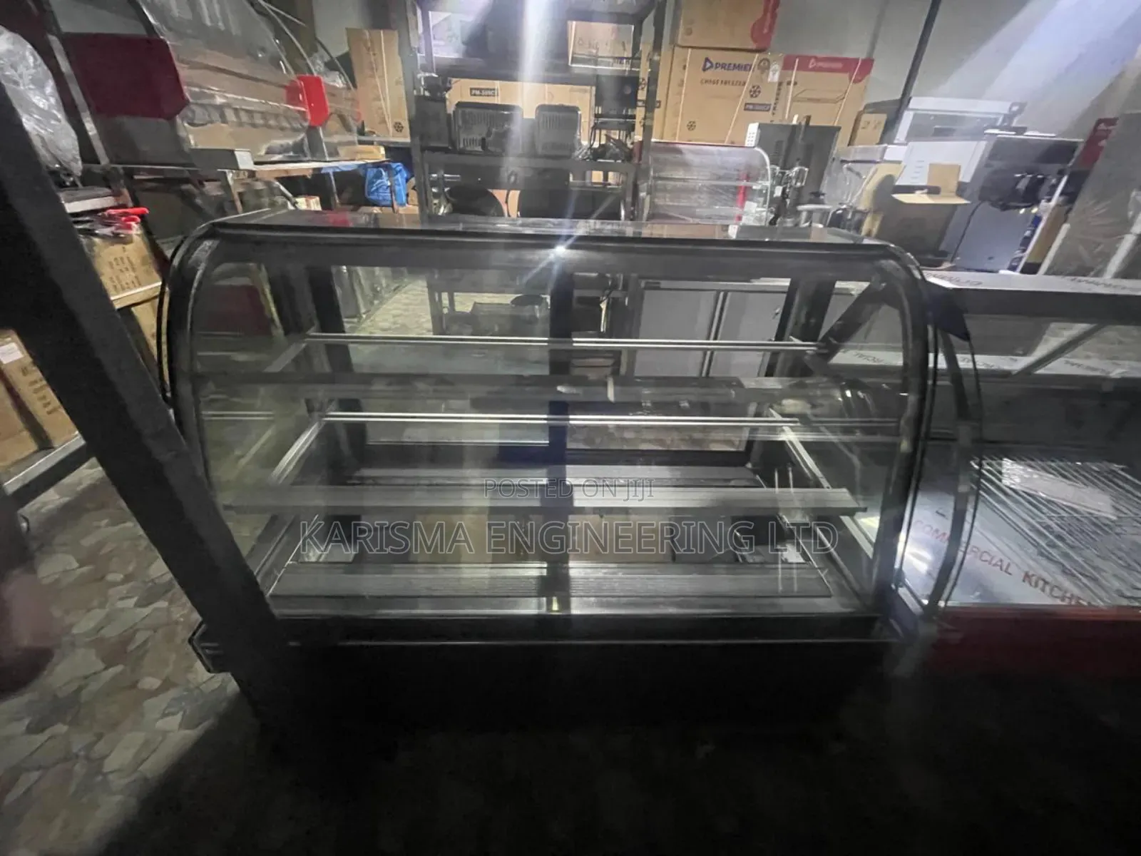 Commercial Curved Glass Confectionery Display