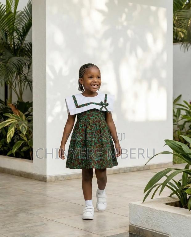Girl's Sailors Gathered Dress