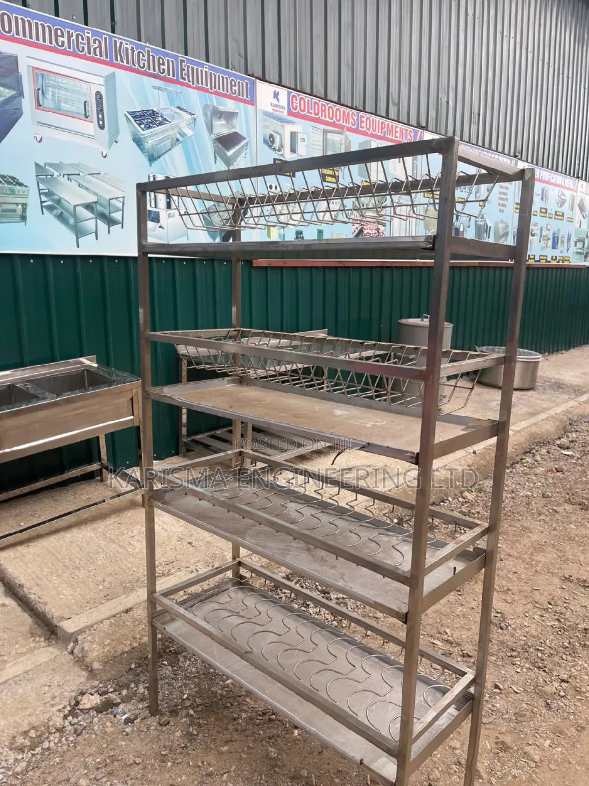 Stainless Steel Commercial Rack