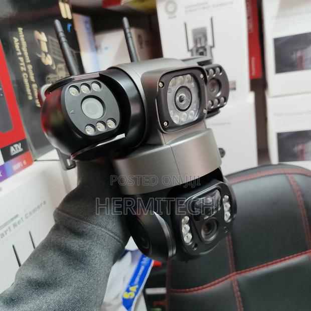 Smart Camera 4g Enabled Triple Lens With Solar Panel - thumbnail 2